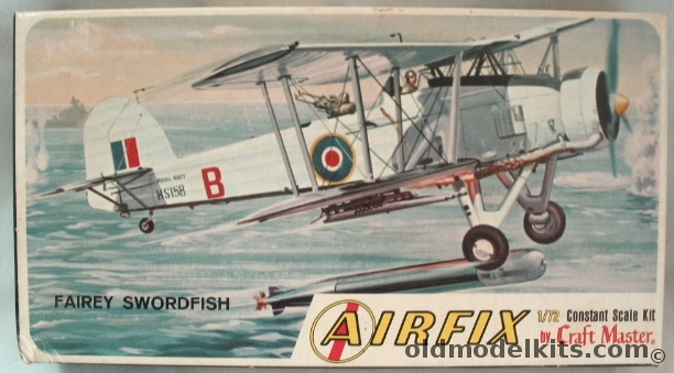 Airfix 1/72 Fairey Swordfish - Craftmaster Issue, 1207-50 plastic model kit